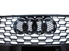 Front Honeycomb Grille Black For AUDI A4 B9 S4 2017-2019 fg67