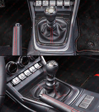 For 2022-2025 Subaru BRZ Toyota GR86 Carbon Fiber Gear Console Panel Trim Cover
