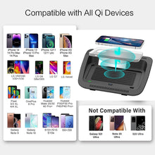 Wireless Charger Center Console Qi Charging Station for Toyota RAV4 2019-2024