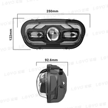 65W LED DRL Headlight Dual Front Lamps for Softail Fat Bob / Fat Bob 114 FXFBS