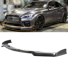 Carbon Fiber Front Bumper Lip Splitter Kit for Infiniti Q50 Sport Q50S 2014-2017