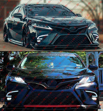 LED DRL Fog Light Kit For 2018–2024 Toyota Camry SE XSE TRD C-Shape Switchback