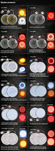 LED Front Turn Signals with Halo Running Light for Harley Davidson