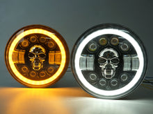 2pcs 7" RGB LED Headlights Halo Angel Eyes DRL for 90-97 Mazda Miata MX5 MX-5