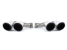 3-Layers Silver Exhaust Tips For Porsche Cayenne 9Y0 9Y3 2019-2025