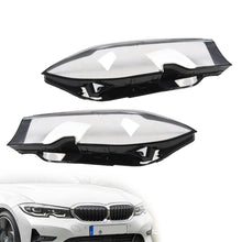 Left & Right Headlight Lens Covers for BMW 3 Series G20 2019 2020 2021