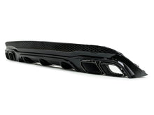 Rear Diffuser w/ Exhaust Tips for Mercedes C207 E250 E400 E500 E550 Coupe/Convertible AMG 2014-2017