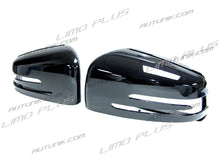 Glossy Black Side Mirror Cover Caps for Mercedes CLA C117 CLA200 CLA250 W204 C180 C200 C250 C300 mc55