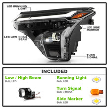 Left Driver Side For 2024-2025 Chevy Trax w/ LED DRL Projector Headlight Headlamp