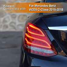 Left Driver Side Tail Light For Mercedes Benz W205 C300 C43 2015-2018