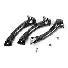 6pcs Carbon Fiber Style Interior Door Handle Pull Panel Trim For BMW E90 E91 3 Series 328i 335i 2006-2011