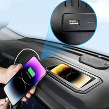 Car Wireless Charger Phone Charging Tray Pad For Toyota Tundra 2022-2024