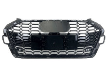 Honeycomb Black Front Grille for 2020-2024 Audi A4 B9 Sline S4