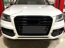Black Front Fog Light Cover Grill For 2013-2017 AUDI Q5 Non-Sline fg172