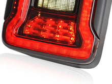 Black Tail Lights Rear Brake Turn Signal LED Lamps For 2018-2024 Jeep Wrangler JL