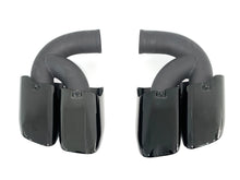 Square Twin Exhaust Tips For 11-14 Porsche Cayenne Base 958.1 Short Pipe