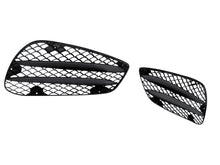 Fog Lamp Grille Air Vent Cover Black for Benz W212 S212 AMG Line Facelift 2013-2015