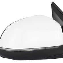 White Right Passenger Mirror with Blind Spot Fits BMW X3 2018 2019 2020-2023