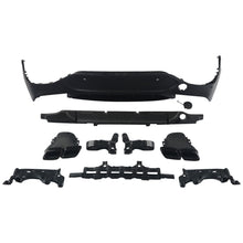Gloss Black Rear Diffuser Exhaust Tips for Mercedes GLC X253 C253 Coupe GLC300 GLC43 2019-2022