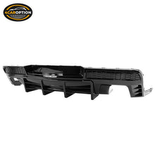 Fits 2014 2015 Chevrolet Camaro Ikon Style Rear Diffuser Bumper Lip Spoiler Gloss Black PP