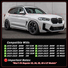 For BMW F98 X4M F95 X5M F96 X6M M40i Full Carbon Fiber Replacement Mirror Caps