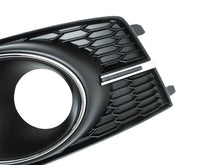 Chrome/Black Fog Light Grill Cover For Audi A6 C7.5 S line S6 2016-2018 fg269