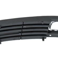 LH+RH Front Bumper Fog Light Cover Grille Glossy Black For Audi A8 D3 4E 2008-2010