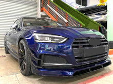 Front Bumper Grille Gloss Black Fits Audi A5/S5 B9 2017–2019
