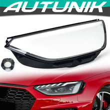 Left Headlight Lens Cover For 2020–2025 Audi A4 S4 Allroad B9.5 Clear Replacement