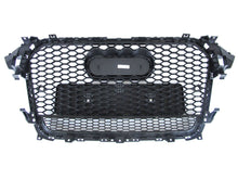 Honeycomb Front Grill Black For AUDI A4 B8.5 S4 2013-2015 2016