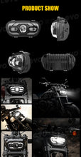65W LED DRL Headlight Dual Front Lamps for Softail Fat Bob / Fat Bob 114 FXFBS