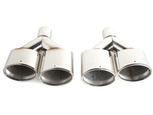 58mm Inlet Oval Chrome Exhaust Tips for Mercedes W220 W221 W204 W218 W212 W212 SLK