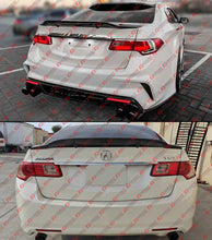 For 2009-2014 Acura TSX CU2 R Style Gloss Black Highkick Duckbill Trunk Spoiler Wing