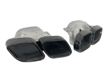 Gloss Black Exhaust Muffler Tips for Mercedes W205 C63 C63S AMG 2019-2021