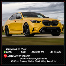 For 2025-2026 BMW G90 G99 M5 Performance Style Real Carbon Fiber Front Bumper Lip