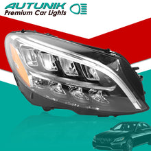 For 2019 2020 2021 Mercedes-Benz C300 C43 W205 Right Passenger LED Headlight