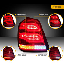 Red LED Tail Lights Assembly For 2001-2007 Toyota Highlander XU20