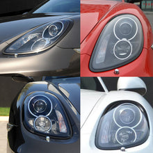 Left + Right Headlight Lens Cover Shells for Porsche Boxster Cayman 981 2014 2015 2016