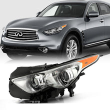 Left Driver Side For 2009-2017 Infiniti FX35 FX50 QX70 w/o Sport Pkg Non-AFS Headlight Front Lamp