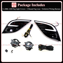 LED DRL Fog Light Kit For 2018–2024 Toyota Camry SE XSE TRD C-Shape Switchback