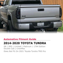 Smoke Black Led Tail Lights Lamps Assembly For Toyota Tundra 2014-2021