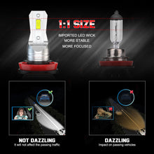 For 2014-2021 Toyota Tundra H11 H9 LED Fog Light Bulbs 6000K White Super Bright