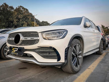 Gloss Black Front Bumper Canards Air Vent Trim for Mercedes Benz C253 X253 GLC GLC43 AMG 20up pz41