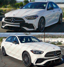 Add-On Carbon Fiber Side Mirror Cover Caps Overlay for Mercedes C-Class W206 C43 C63 C300 2022-2025