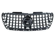 Black Front Bumper Grille Grill For Mercedes Benz Sprinter W907 W910 2019-2022