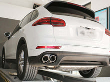 Shiny Silver Exhaust Tips Tailpipe For Porsche 958.2 Cayenne 92A 2015-2018 V6 V8 et97