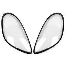 Left + Right Headlight Lens Cover Shells for Porsche Boxster Cayman 981 2014 2015 2016