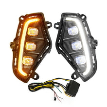 LED DRL Daytime Running Light For Toyota RAV4 2019-2024 Fog Lamp w/ Turn Signal