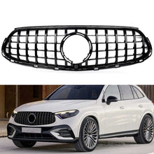 Gloss Black Front Bumper Grille For Mercedes X254 GLC GLC300 2023 2024