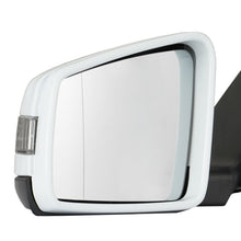 White Left Driver Side Heated Mirror for Mercedes W204 C250 C300 2011-2014 W/O Blind Spot